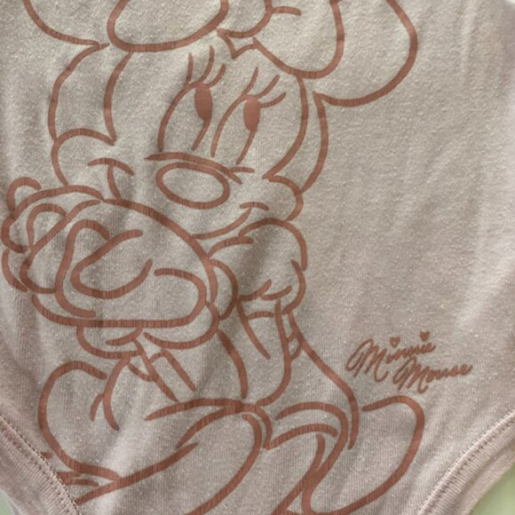 Disney Babygirl Bodysuit 6-12M Pink minnie mouse design - Picture 2 of 5
